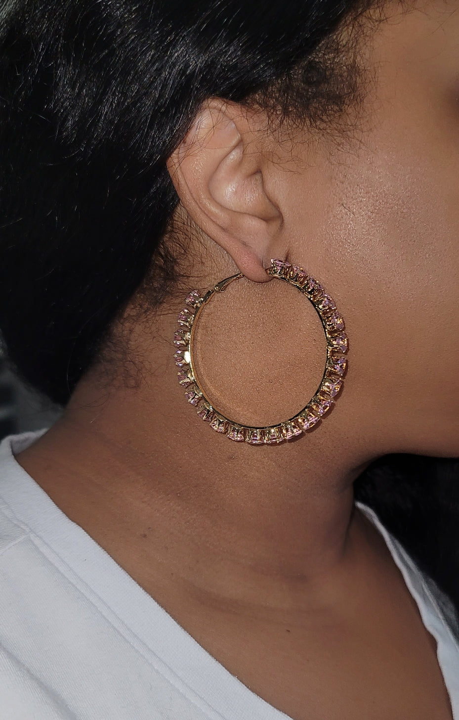 Be Jeweled Hoops.