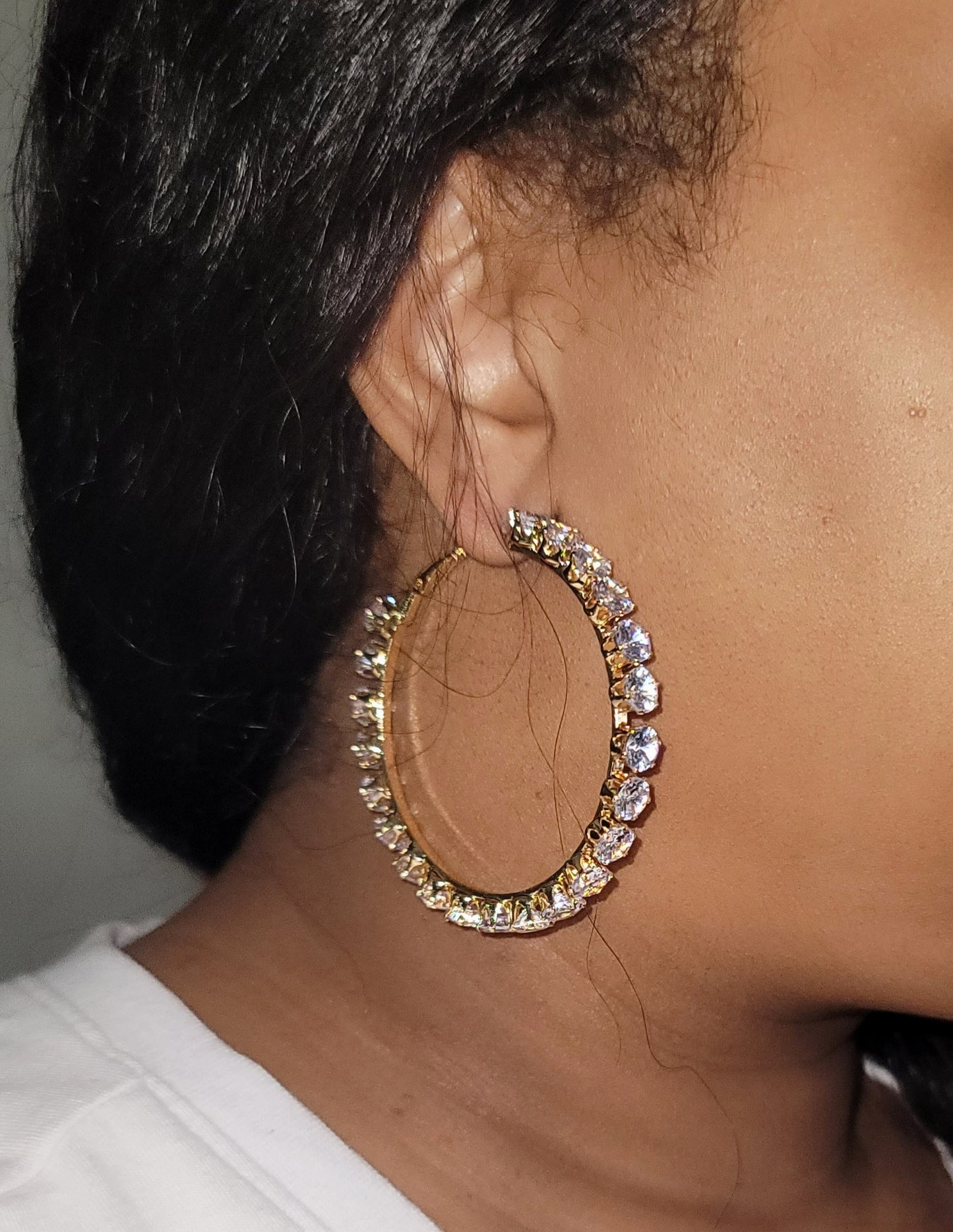 Be Jeweled Hoops.