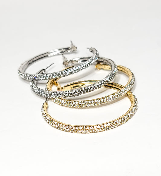 Glam Hoop Earrings